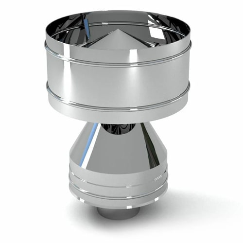 Оголовок с дефлектором 150x220x0.5 мм AISI 430
